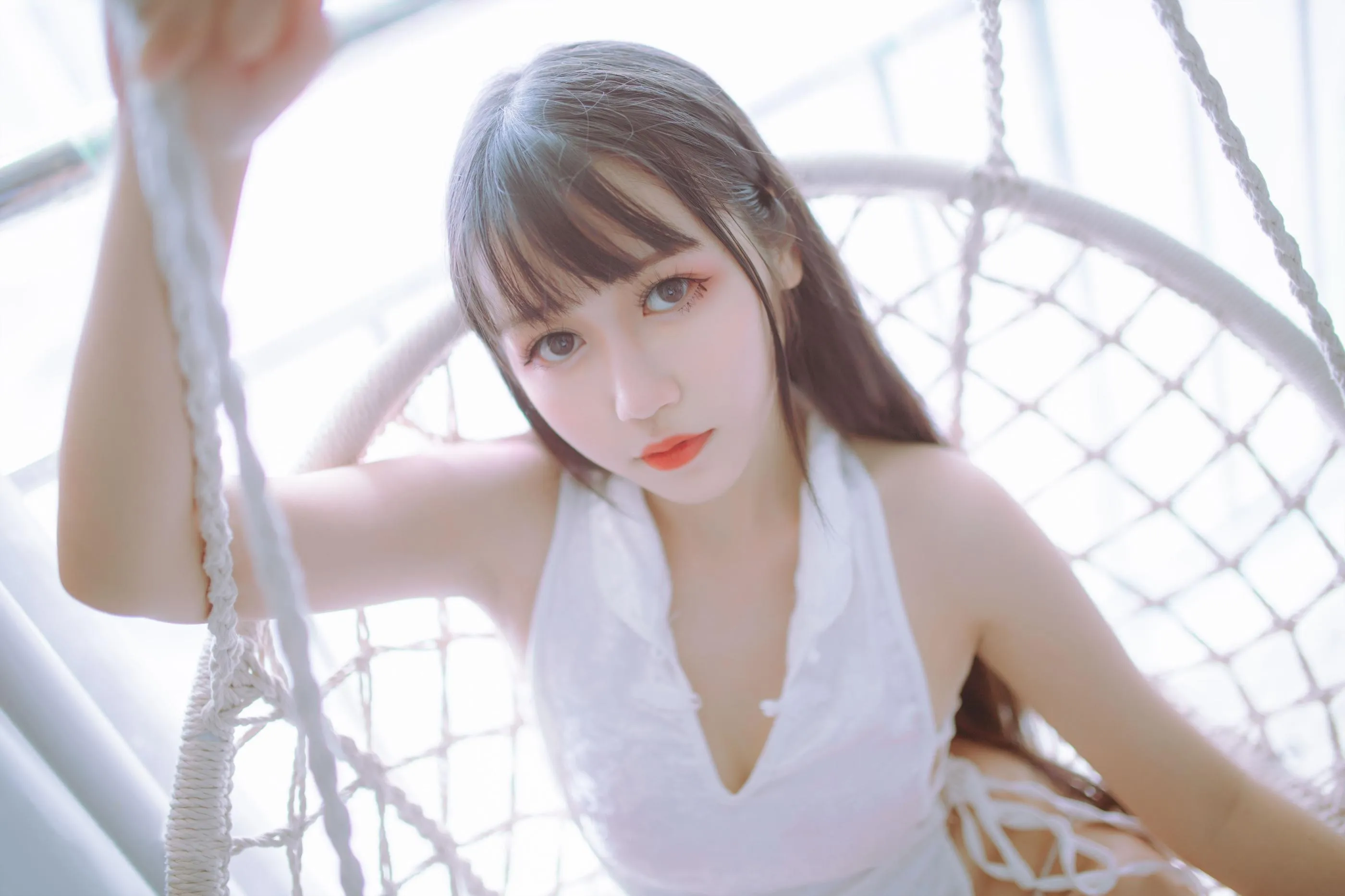 抖娘-利世 – NO.27 黑白旗袍双子 [41P]插图4